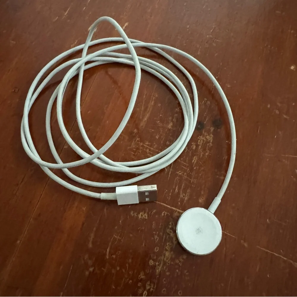 Apple Watch White Magnetic Charging Cable USB